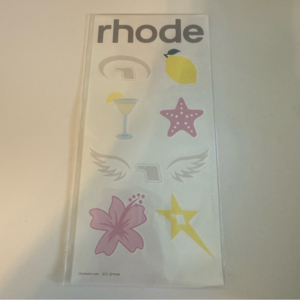 RHODE HOST PICK Limited Edition Summer tattoos